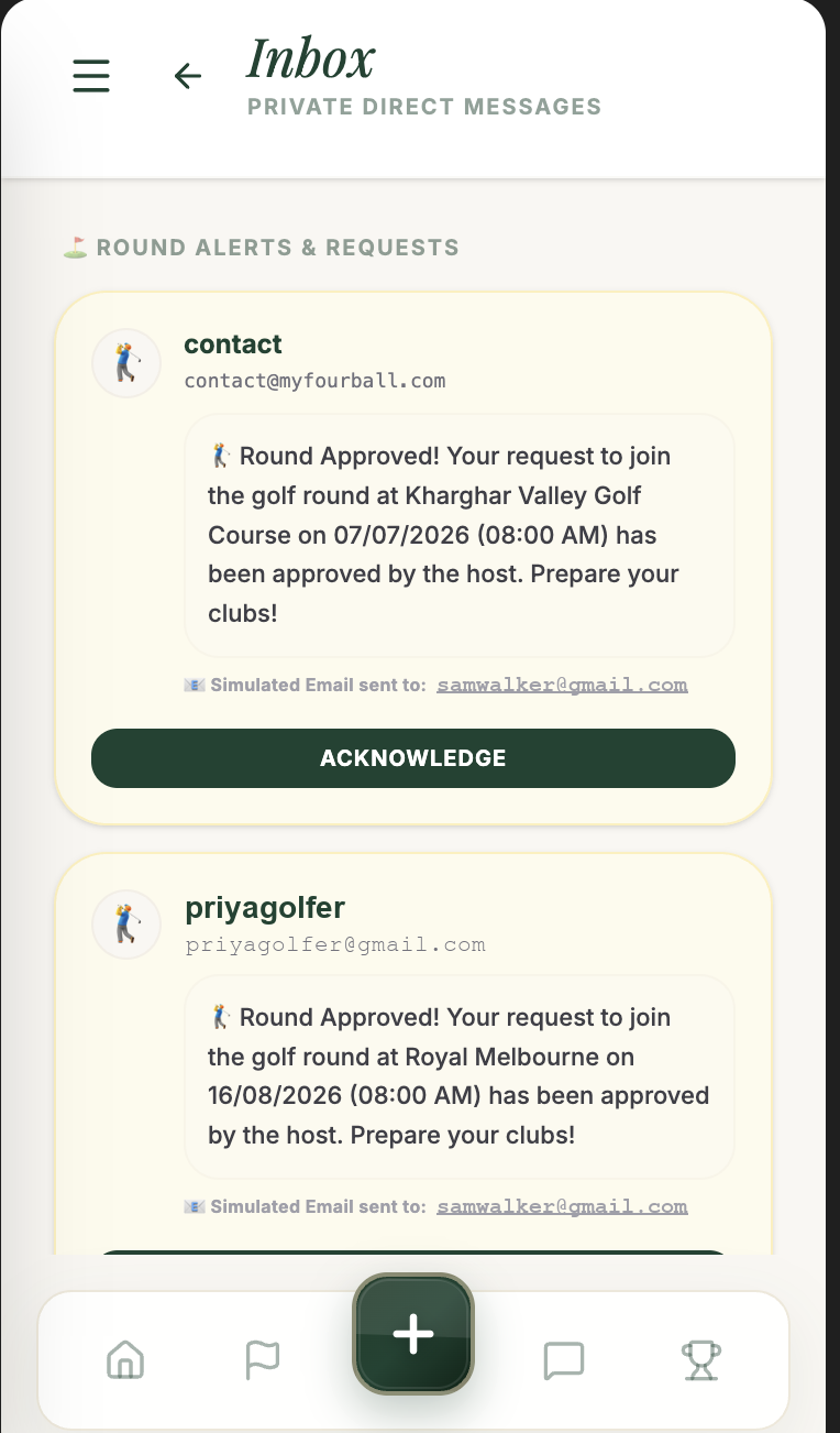 Approval notification inbox
